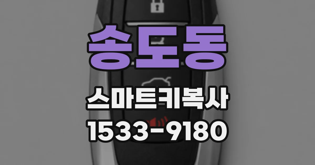 송도동 스마트키복사