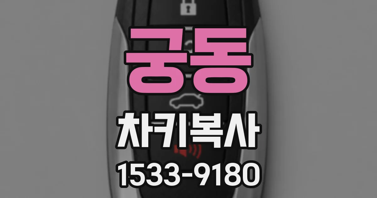 궁동 차키복사