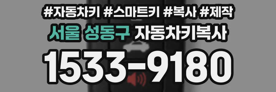 서울 성동구 자동차키복사