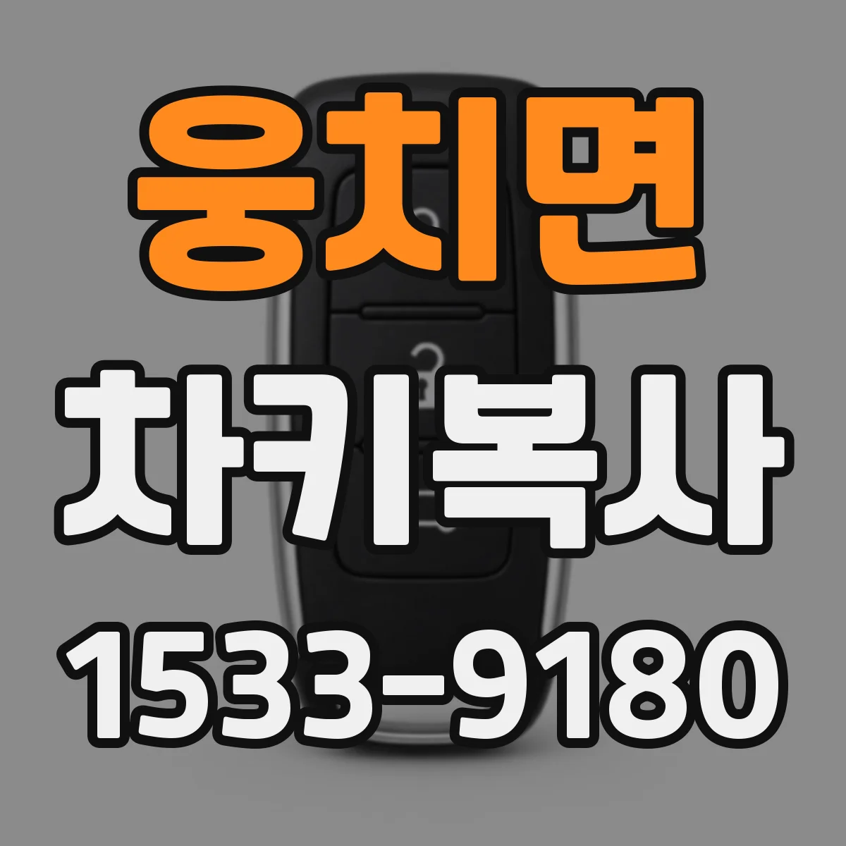 웅치면 차키복사