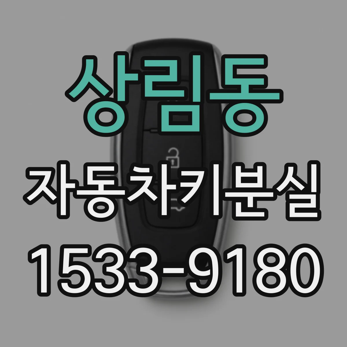 상림동 자동차키분실
