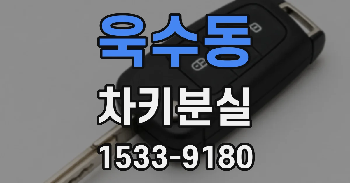 욱수동 차키분실