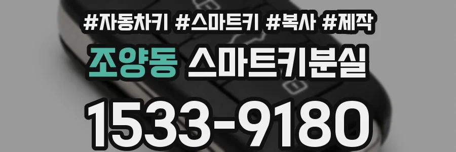 조양동 스마트키분실