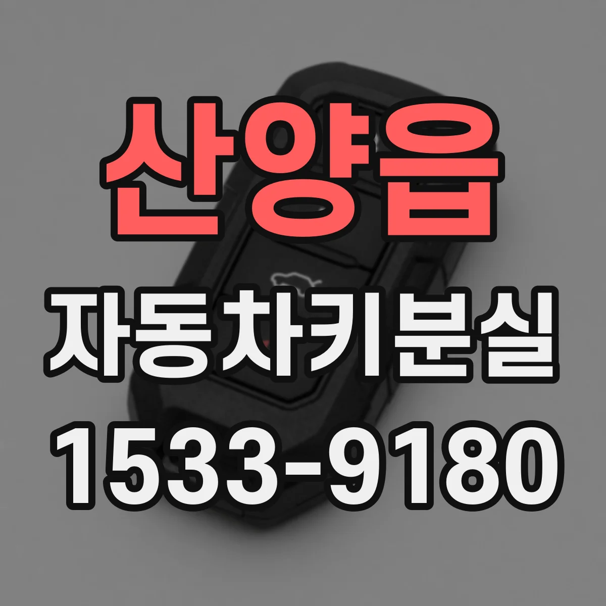 산양읍 자동차키분실