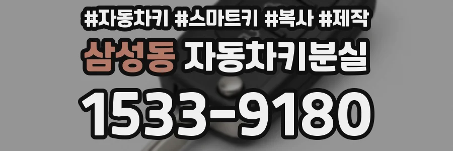 삼성동 자동차키분실