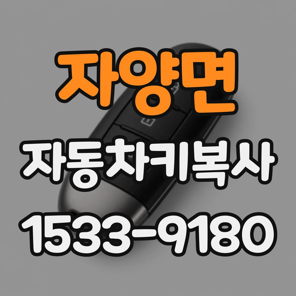 자양면 자동차키복사