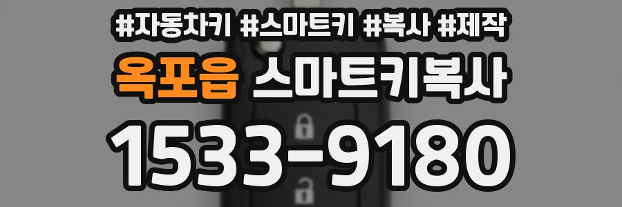 옥포읍 스마트키복사