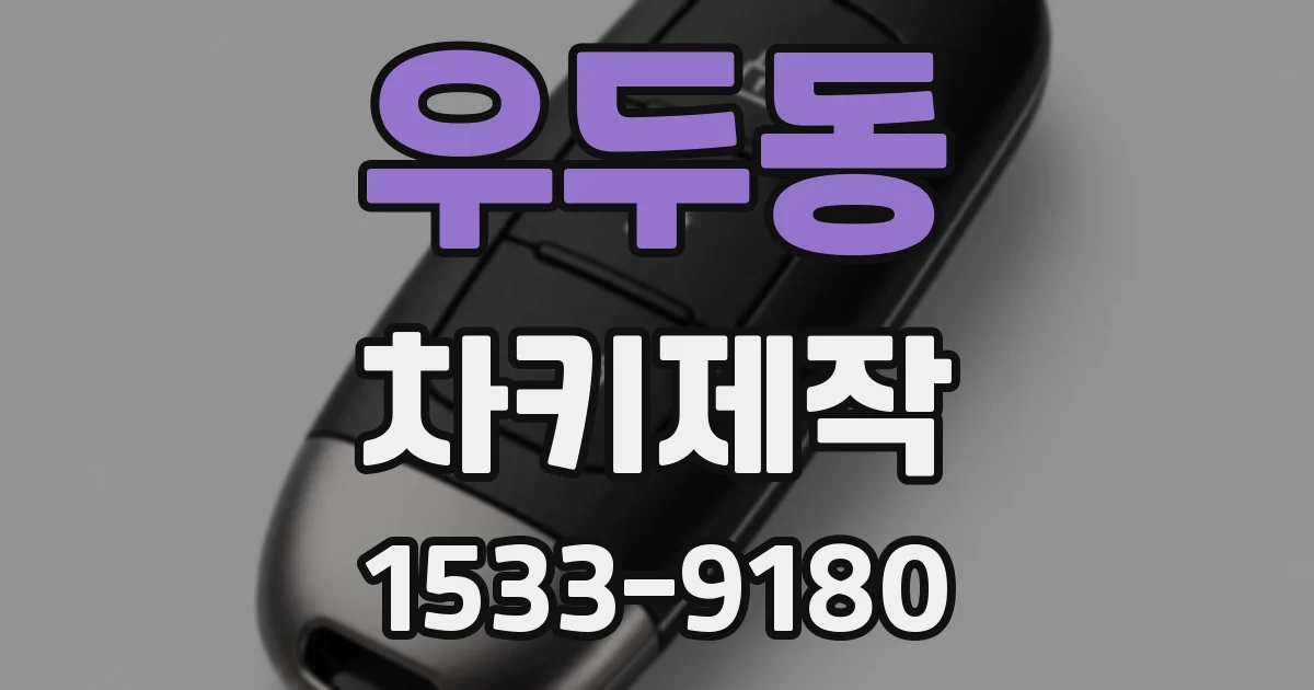 우두동 차키제작