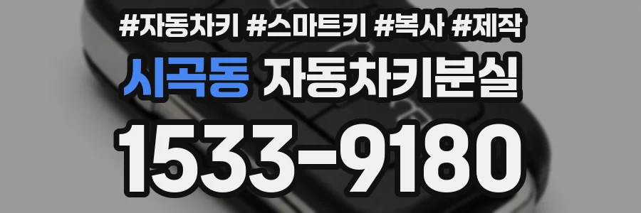 시곡동 자동차키분실
