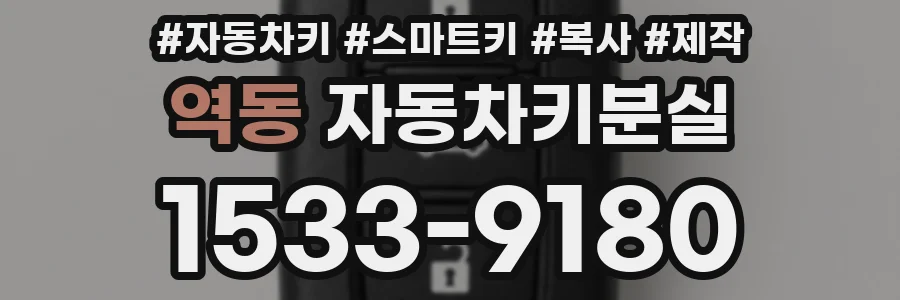역동 자동차키분실