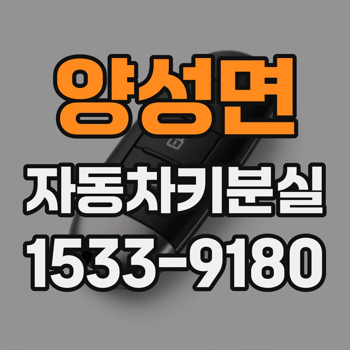 양성면 자동차키분실
