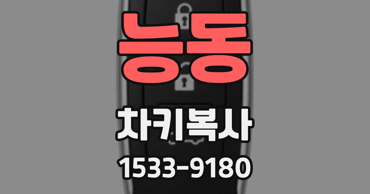 능동 차키복사