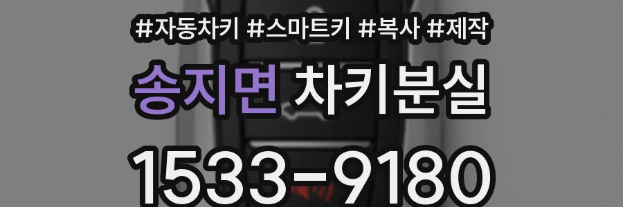 송지면 차키분실