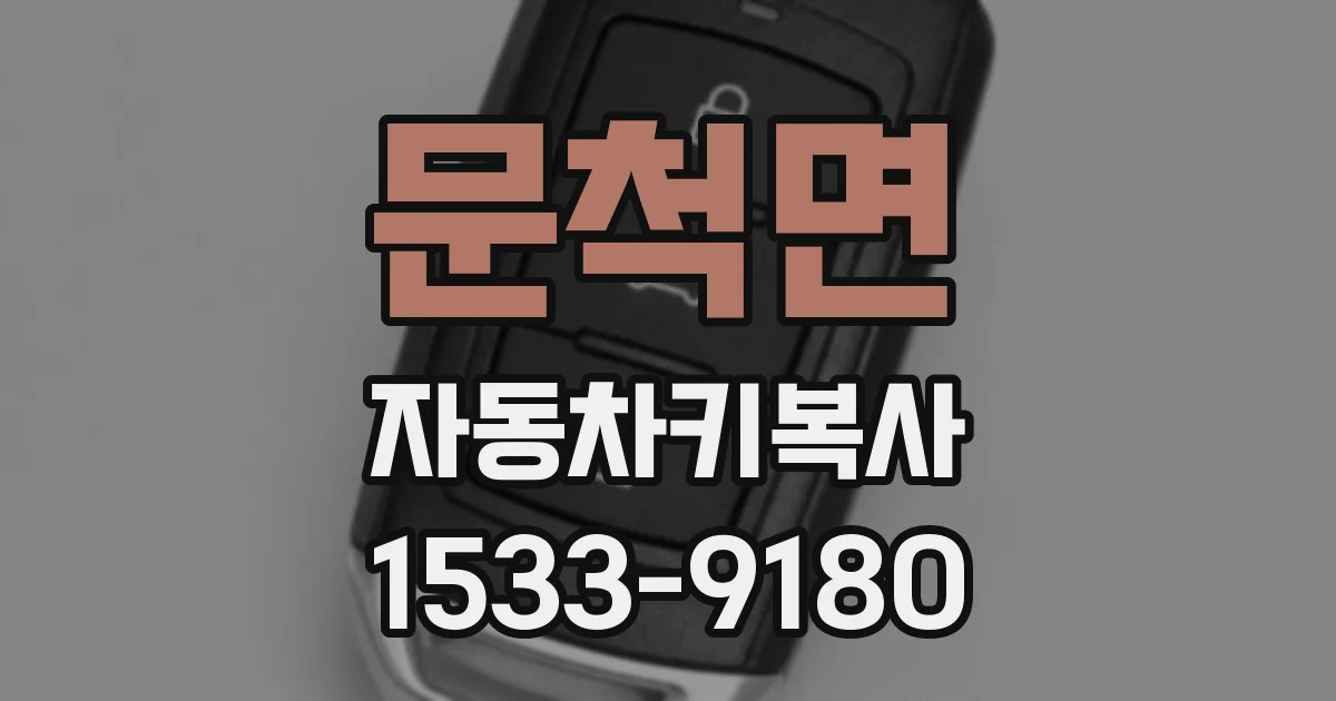 문척면 자동차키복사