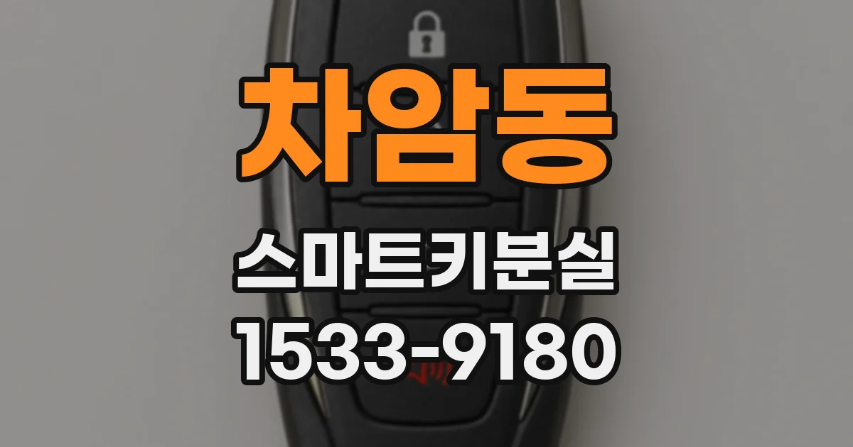 차암동 스마트키분실