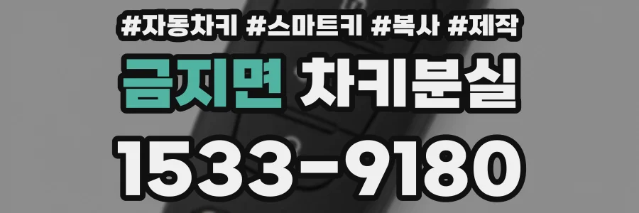 금지면 차키분실