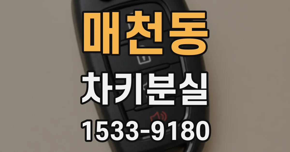 매천동 차키분실