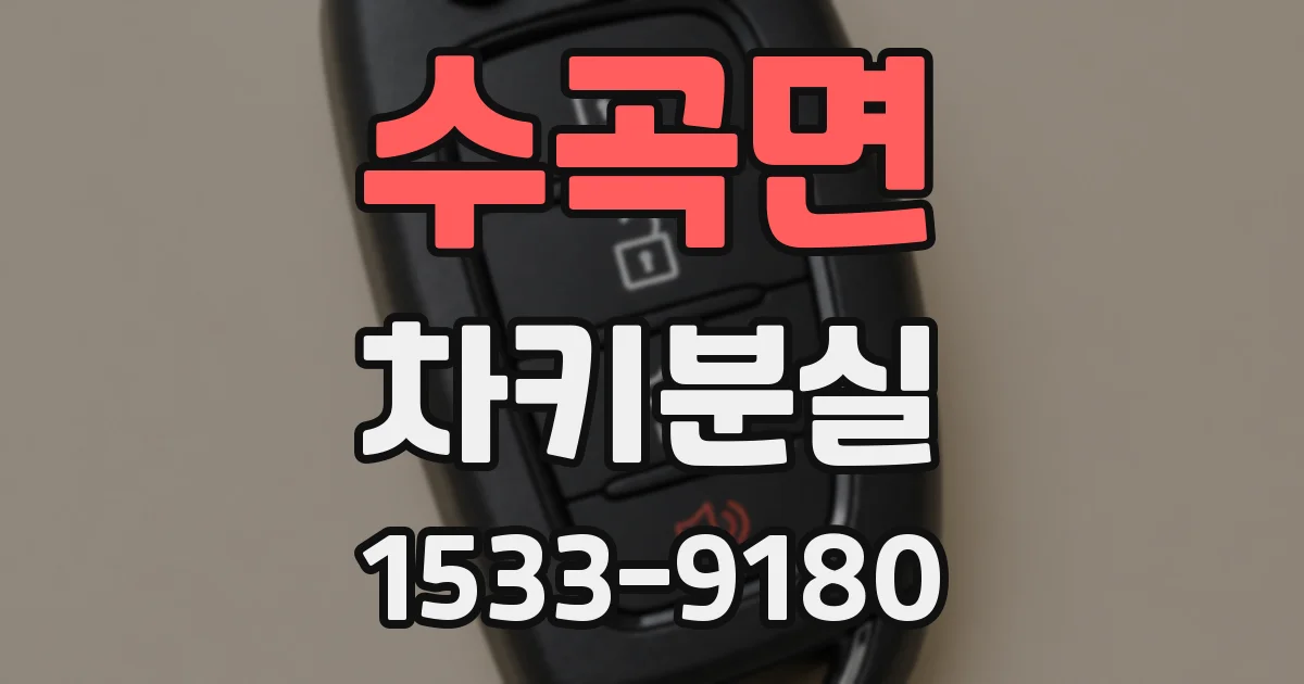 수곡면 차키분실