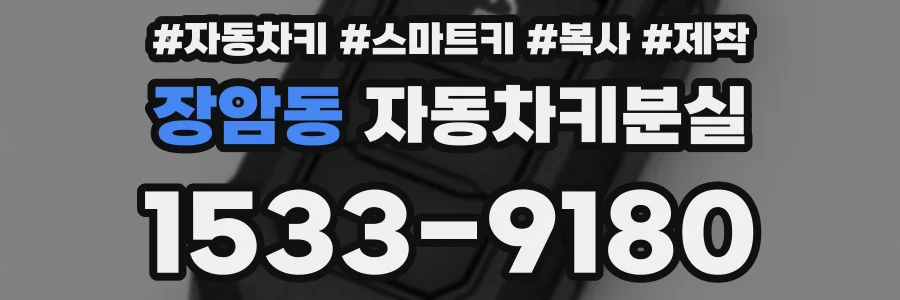장암동 자동차키분실