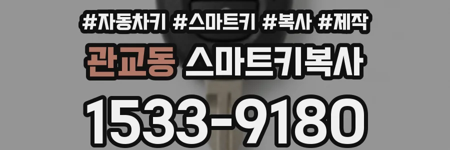 관교동 스마트키복사