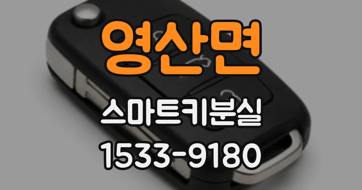 영산면 스마트키분실