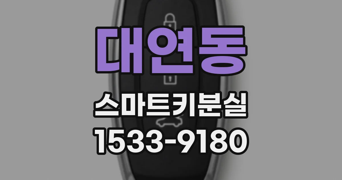 대연동 스마트키분실