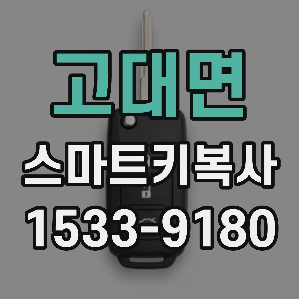 고대면 스마트키복사