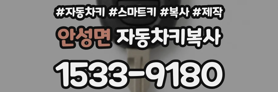 안성면 자동차키복사