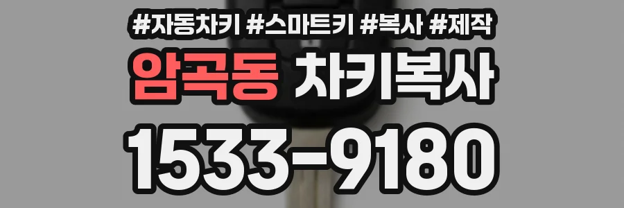 암곡동 차키복사