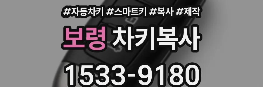 보령 차키복사