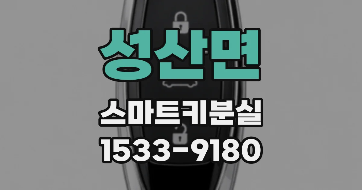 성산면 스마트키분실