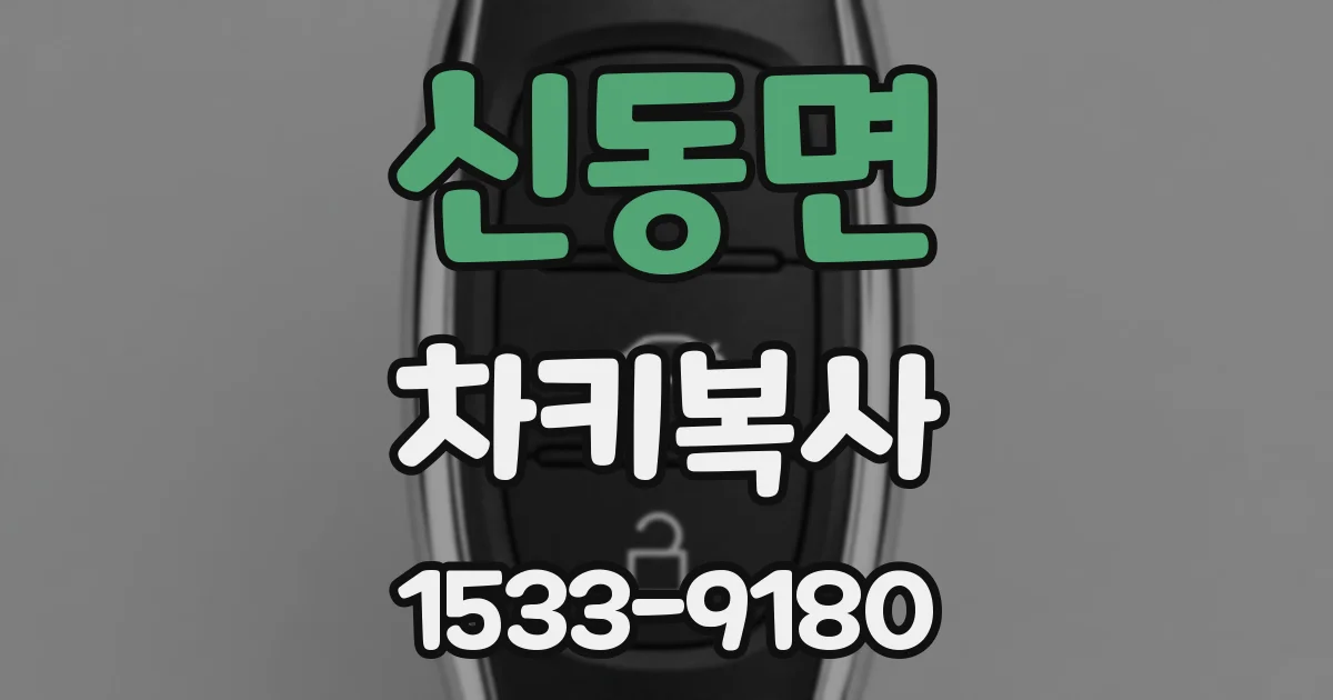 신동면 차키복사