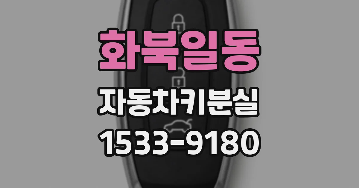화북일동 자동차키분실