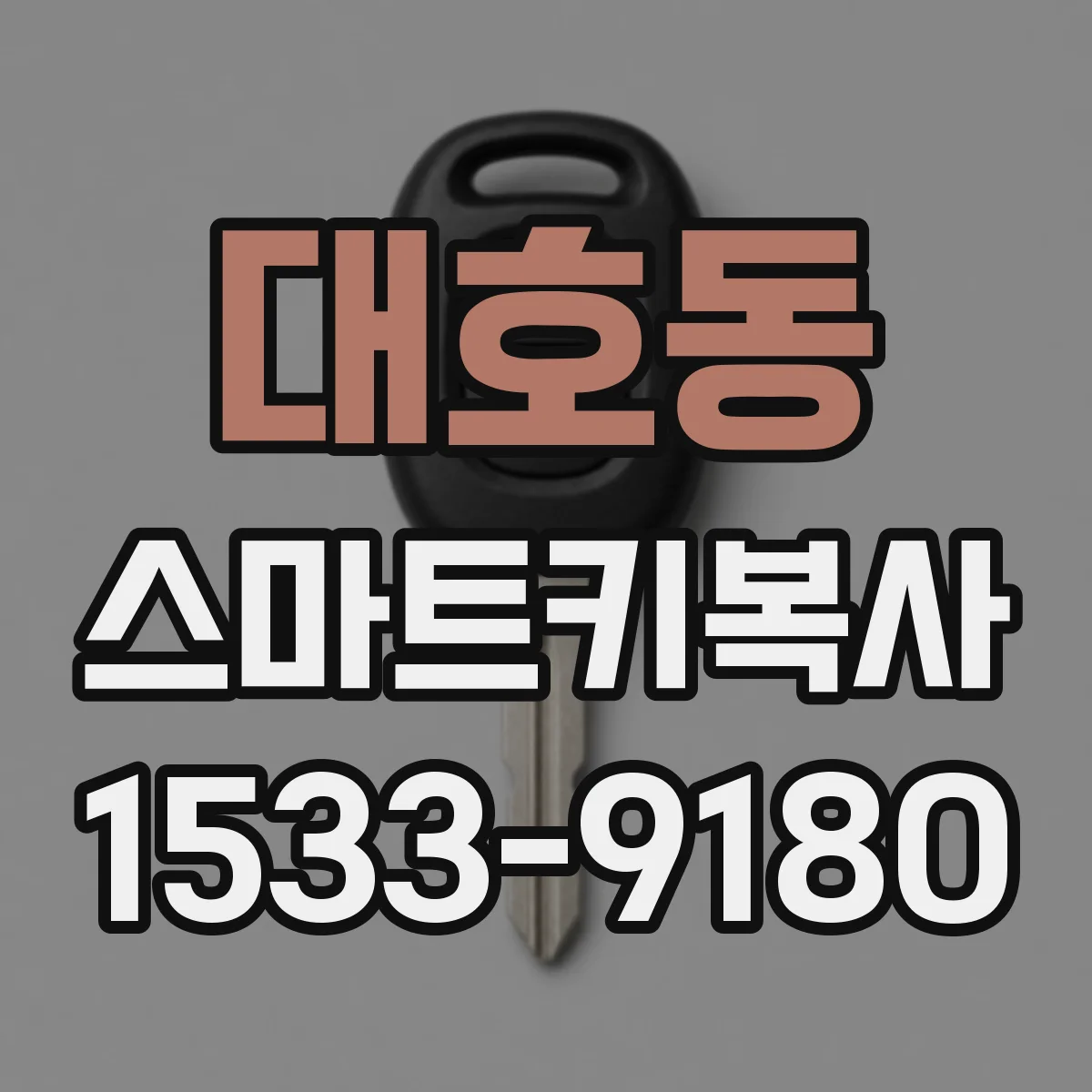 대호동 스마트키복사