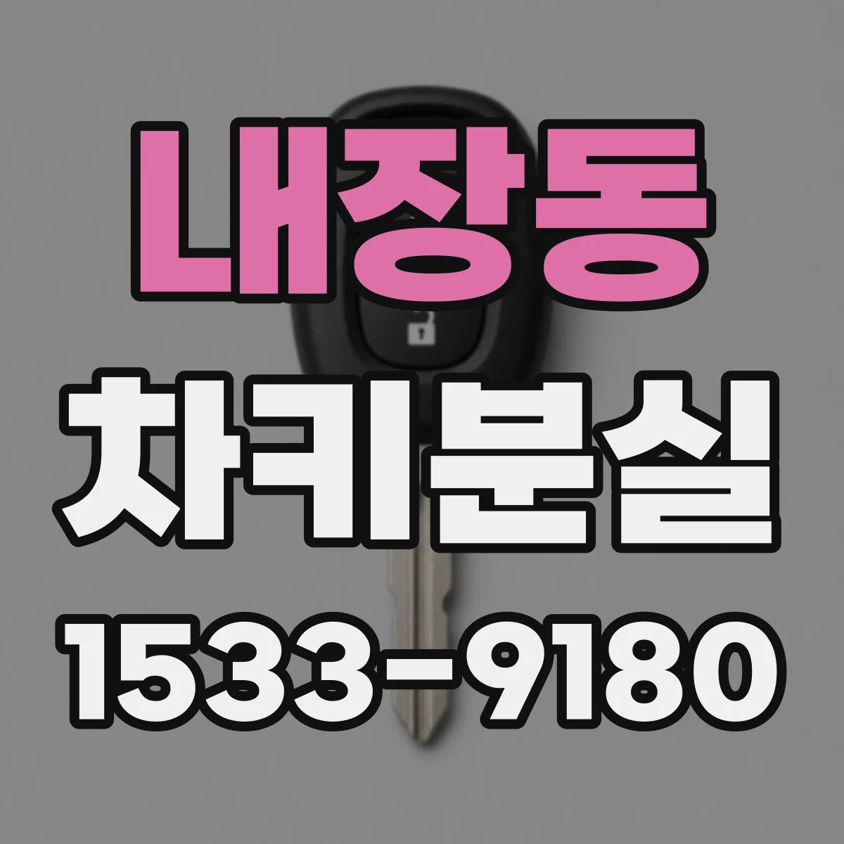 내장동 차키분실
