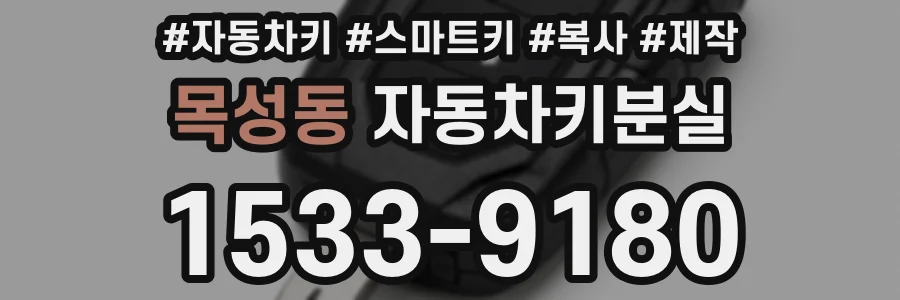 목성동 자동차키분실