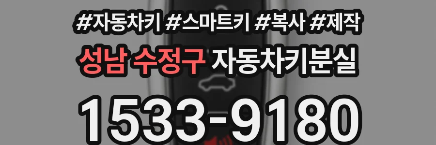 성남 수정구 자동차키분실