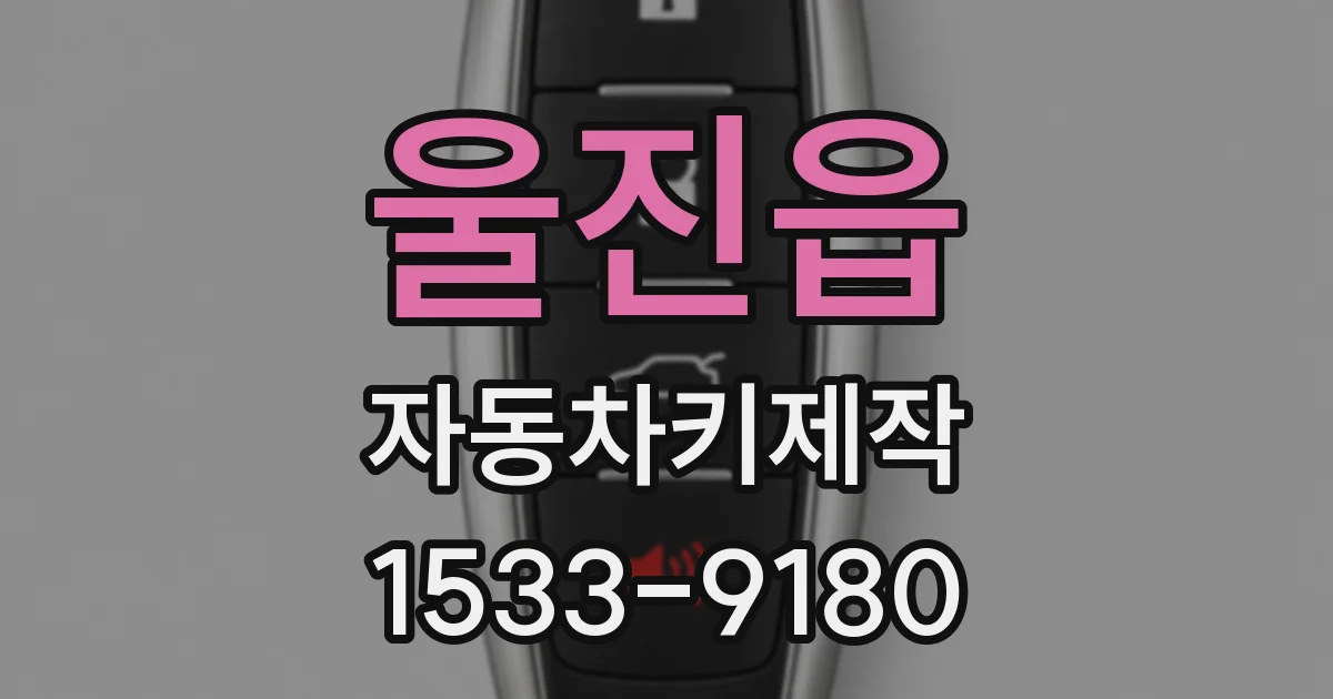 울진읍 자동차키제작
