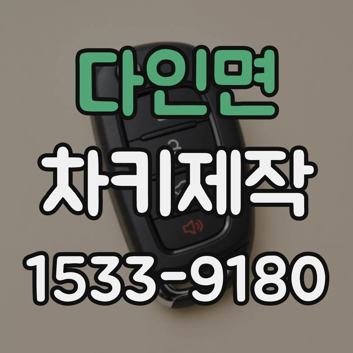 다인면 차키제작