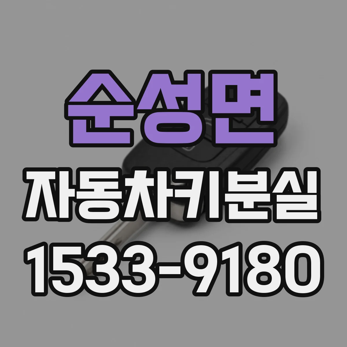 순성면 자동차키분실