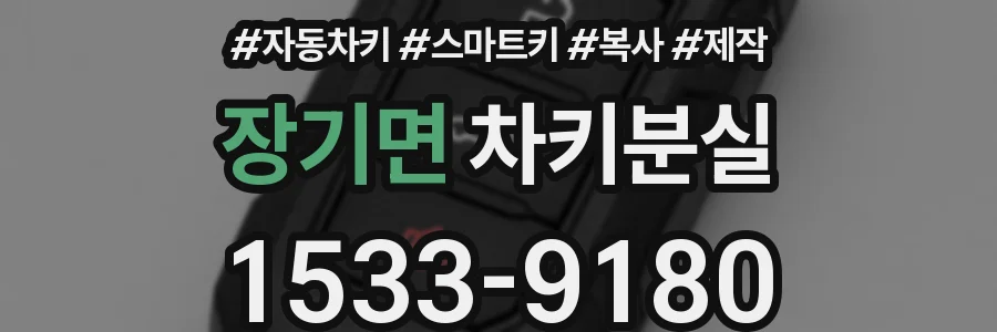 장기면 차키분실