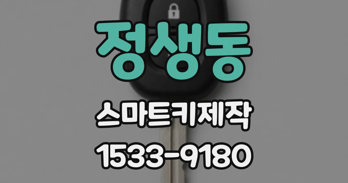 정생동 스마트키제작