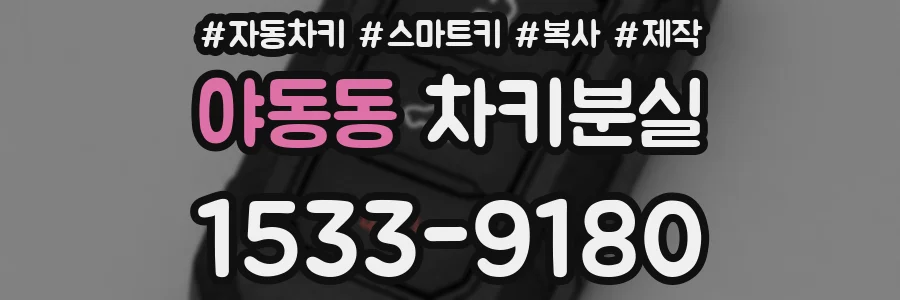 야동동 차키분실