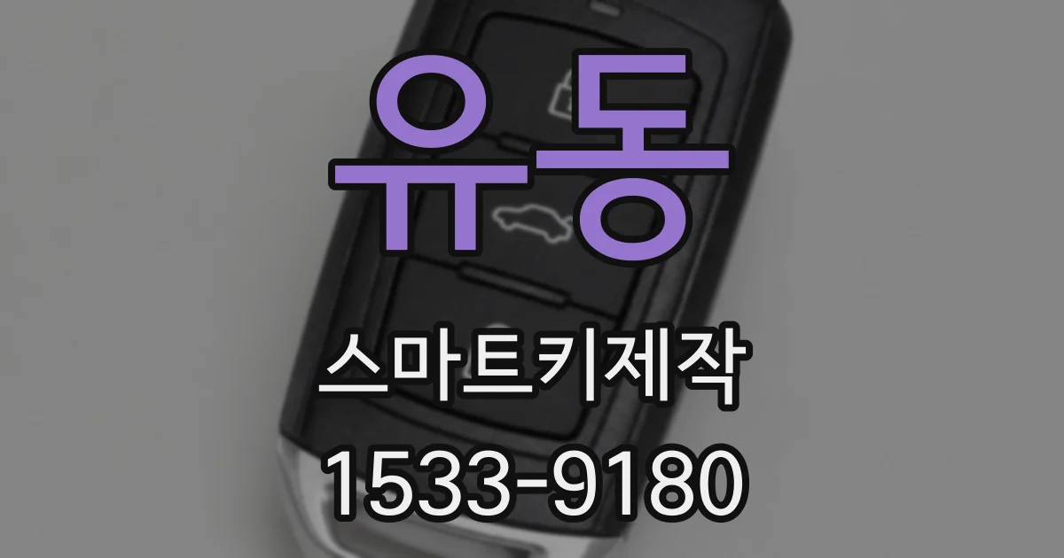 유동 스마트키제작