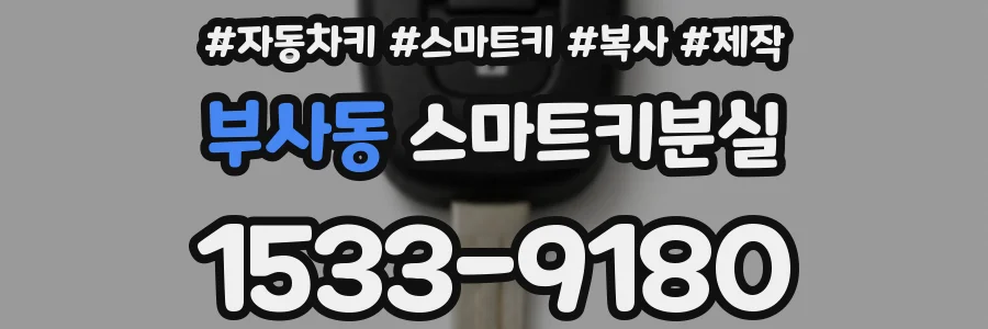 부사동 스마트키분실