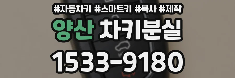 양산 차키분실