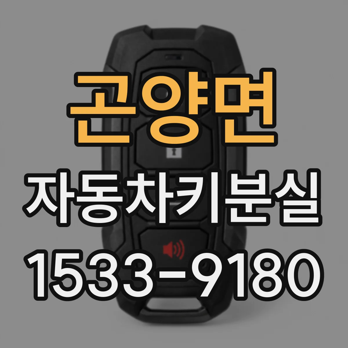 곤양면 자동차키분실