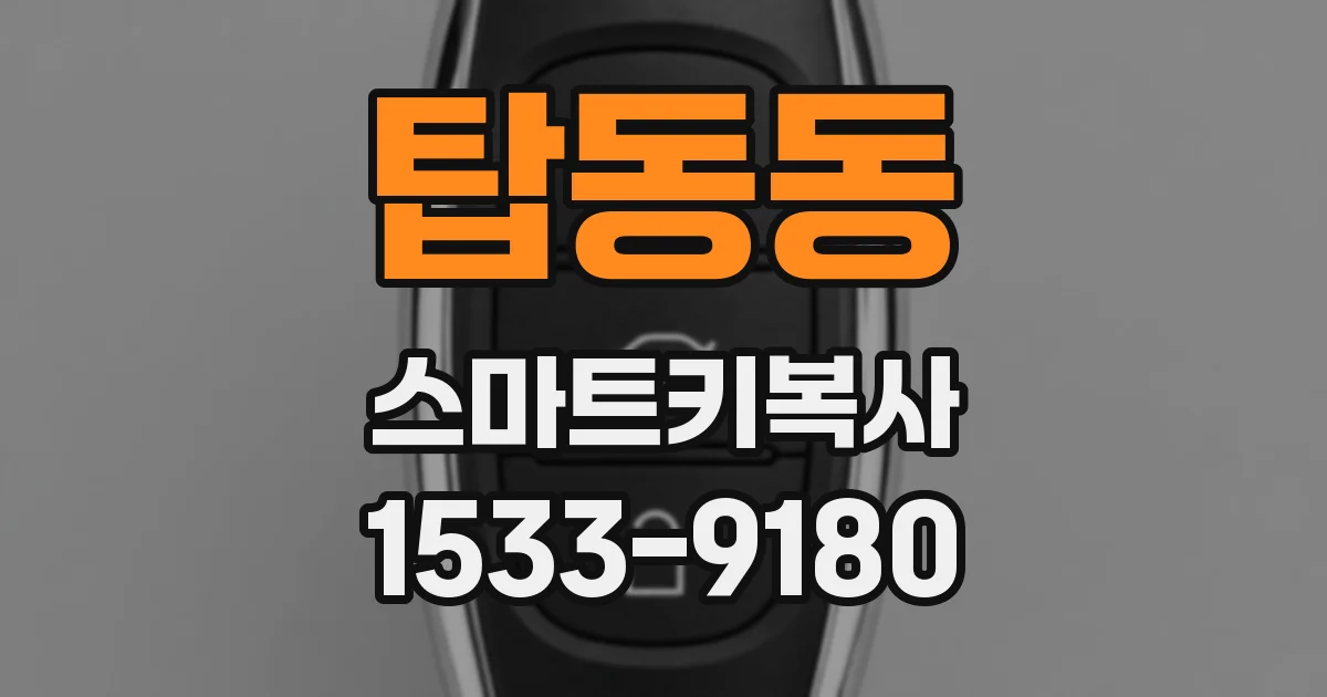 탑동동 스마트키복사