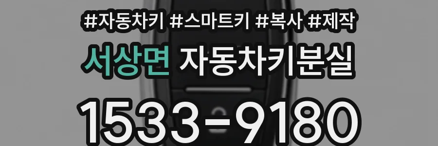 서상면 자동차키분실
