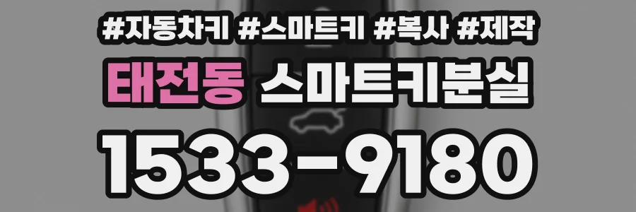 태전동 스마트키분실